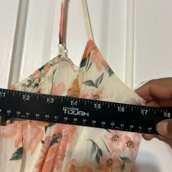 Trixxi Women's Floral Tiered Mini Dress Multicolor Size M Summer Boho Chic NWT - Picture 5 of 9